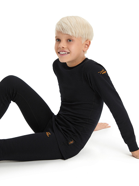 Термофутболка для мальчиков - подростков серии ACTIVE KIDS, цвет черный, фото 5