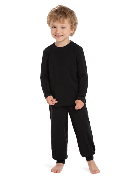 Брюки серии Bamboo для мальчика-подростка, цвет черный, фото 1