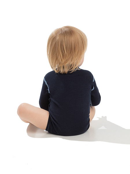 Термободи детское с длинным рукавом серии SOFT, цвет синий, фото 4