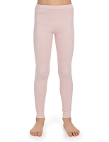 Термолеггинсы детские для девочек серии SOFT. Знак Woolmark Розовый