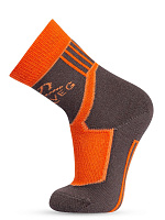 Термоноски детские для катания на лыжах серии CROSS COUNTRY Коричневый