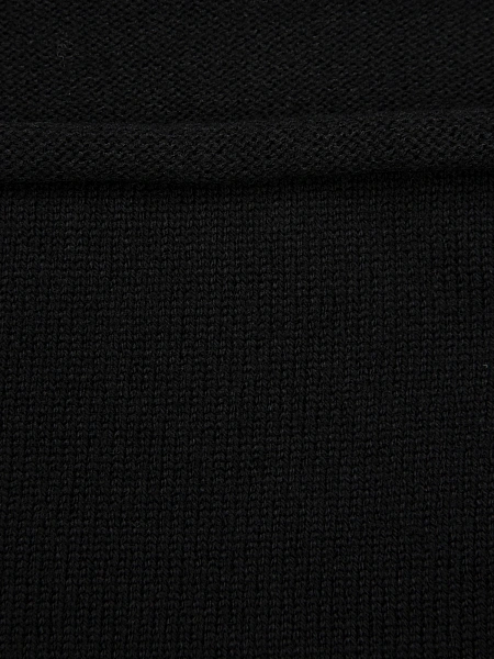 Теплый снуд из шерсти мериносов, цвет черный, фото 3