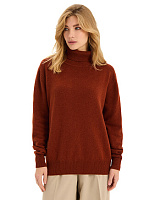 Свитер Merino Base из шерсти Кирпичный
