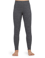 Термолеггинсы детские для девочек серии SOFT Серый меланж