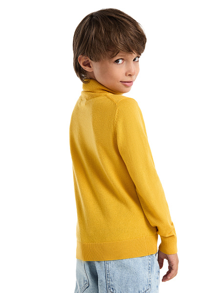 Свитер Cash Touch детский для мальчиков, цвет манго, фото 2