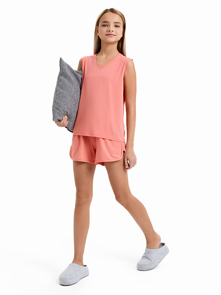 Топ для девочки-подростка Bamboo, цвет коралловый, фото 6