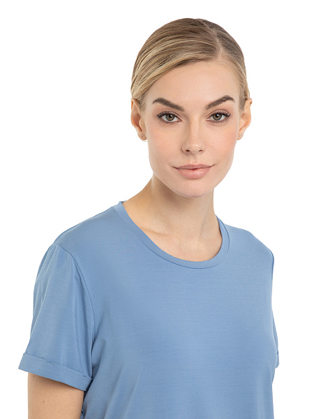 Футболка женская серии Bamboo, цвет лаванда, фото 3