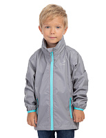 Ультралегкая куртка-ветровка для мальчиков из мембраны Серый