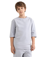 Футболка детская для мальчиков серии Cotton Светло-серый