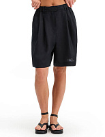 LINEN Шорты женские удлиненные Черный