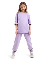 Брюки-джоггеры подростковые серии Cotton Лаванда