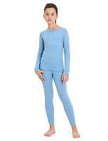 SOFT Комплект термобелья для мальчиков-подростков Голубой пепельный