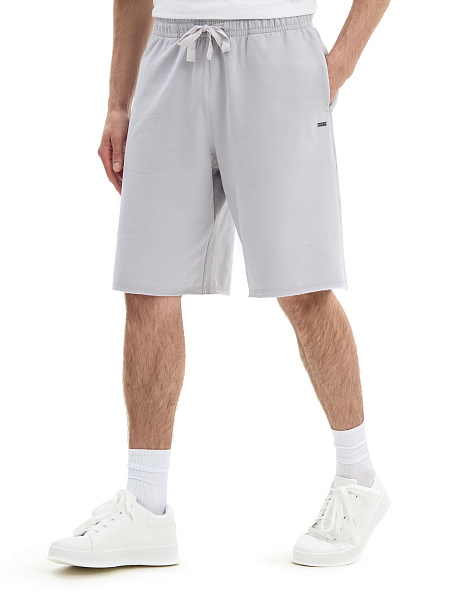 Шорты мужские Cotton, цвет светло-серый, фото 3