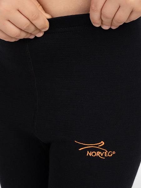 Термобелье кальсоны серии ACTIVE KIDS, двухслойное термобелье, цвет черный, фото 4