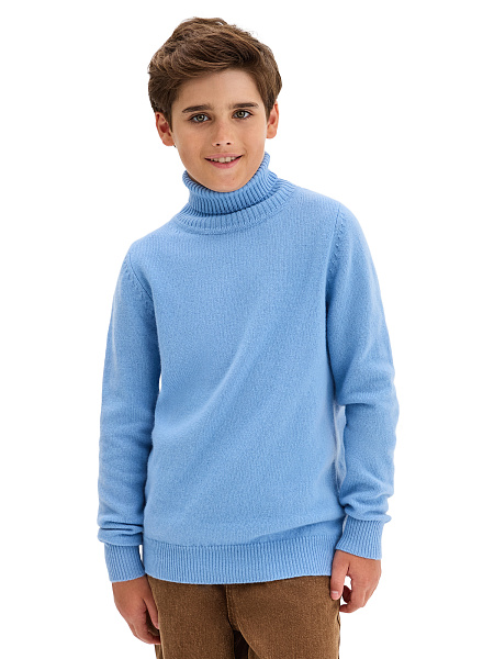 Свитер Merino Base детский для мальчиков, цвет голубой, фото 1