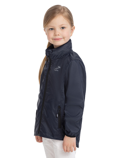 Ультралегкая куртка-ветровка для девочек из мембраны, цвет лайм неон, фото 4