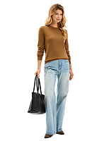 CashTouch Джемпер женский с круглым воротом Миндаль