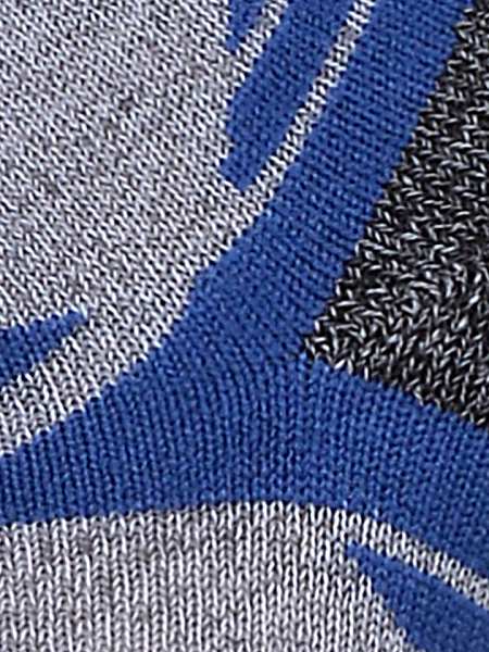 Термоноски Island Cup для занятий спортом детские, цвет серый+синий, фото 4