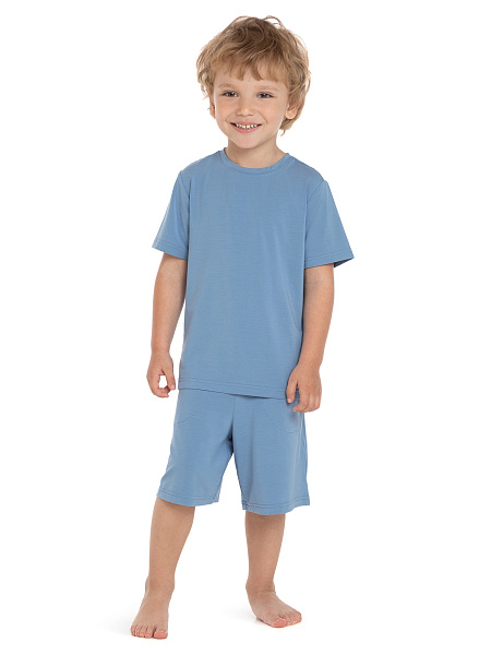 Футболка серии Bamboo для мальчика-подростка, цвет лаванда, фото 2