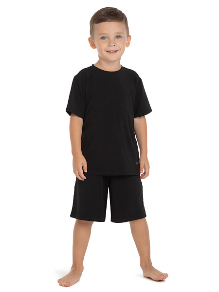 Футболка серии Bamboo для мальчика-подростка, цвет черный, фото 2