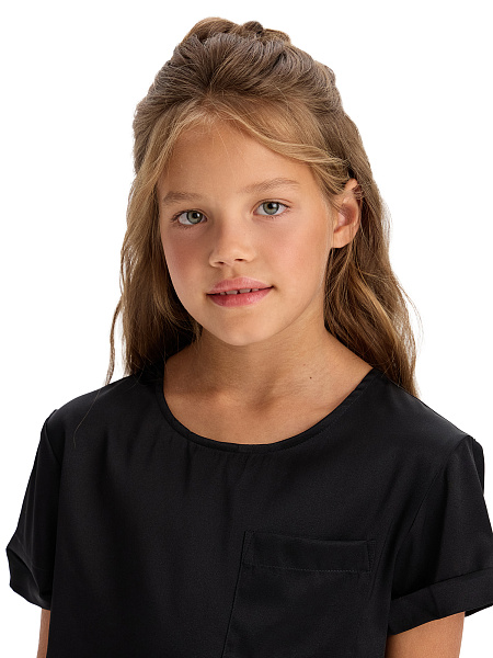 SILK Костюм для девочки, цвет черный, фото 4