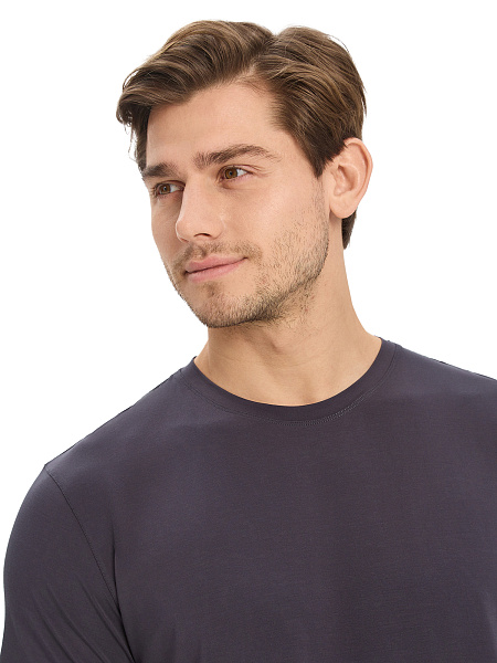 Футболка мужская серии Bamboo, цвет темно-серый, фото 3