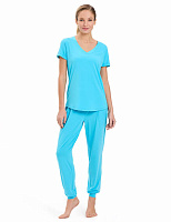 Джоггеры женские серии Bamboo Бирюзовый