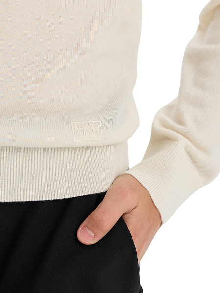 Джемпер CashTouch детский для мальчиков, цвет белый, фото 4