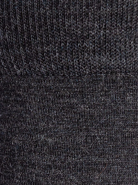 Термоноски детские шерстяные серии SOFT MERINO WOOL, цвет темно-серый меланж, фото 4