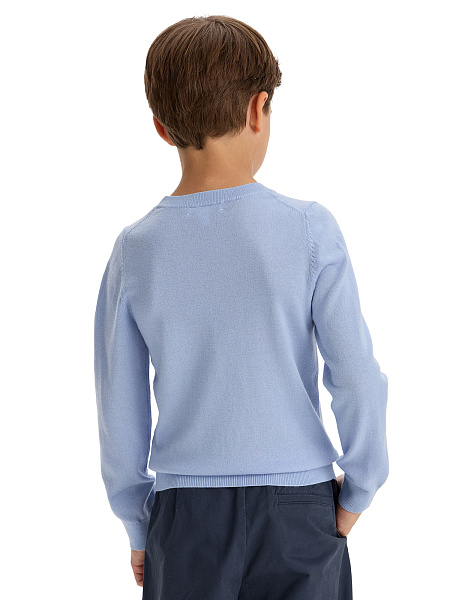 Джемпер CashTouch детский для мальчиков, цвет нежно-голубой, фото 2