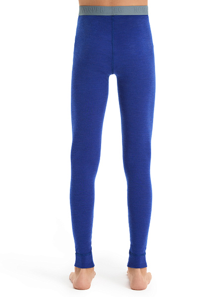 Термобелье кальсоны для мальчиков-подростков серии SOFT. Знак Woolmark, цвет синий, фото 2