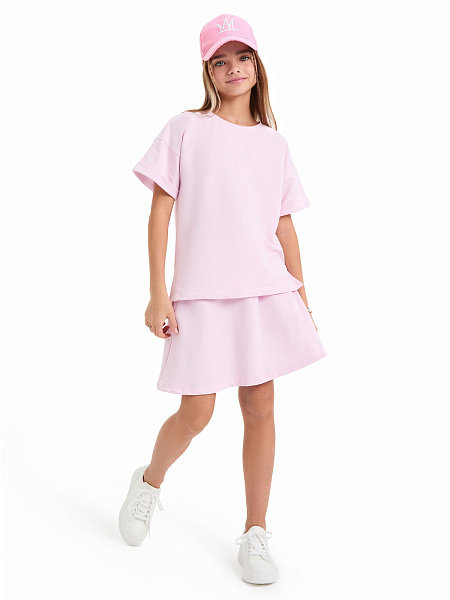 Юбка для девочки ORGANOMICA Cotton, цвет нежно-розовый, фото 4