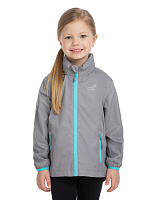 Ультралегкая куртка-ветровка для девочек из мембраны Серый