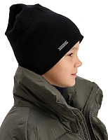 Шапка из 100% шерсти мериносов Черный
