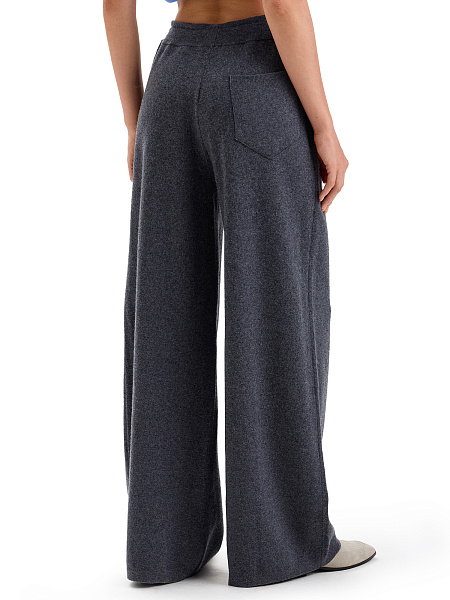 Брюки-палаццо женские Comfort, цвет серый меланж, фото 2