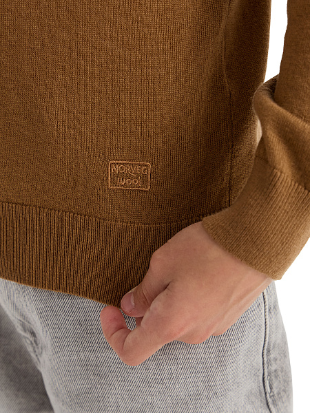 Свитер Cash Touch детский для мальчиков, цвет миндаль, фото 4