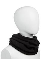 Теплый снуд из шерсти мериносов Черный