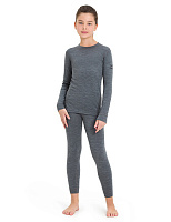 SOFT Комплект термобелья для девочек-подростков Серый меланж