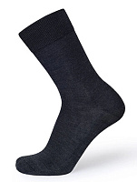 Носки женские из шерсти мериноса серии MERINO WOOL Темно-серый меланж