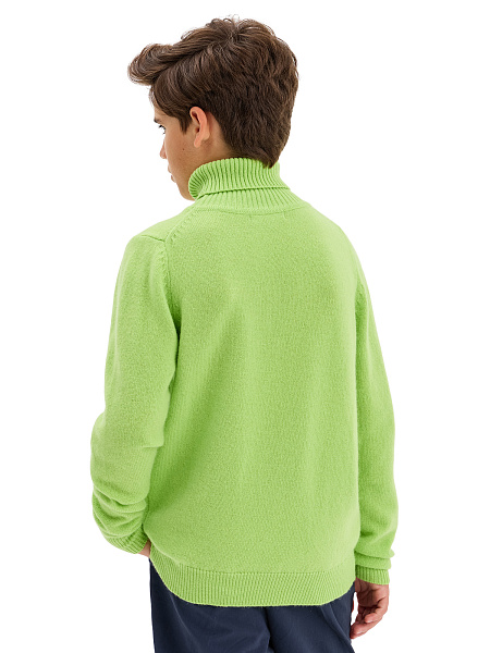 Свитер Merino Base детский для мальчиков-подростков, цвет светло-зеленый, фото 2