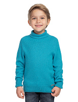 Cвитер СashmereMerino blend детский для мальчиков Бирюзовый