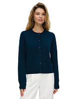 Кардиган на пуговицах с пайетками Norveg Синий с пайетками