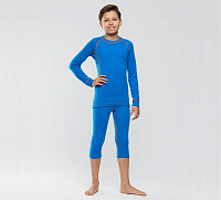 Комплект термобелья для мальчиков серии SPORT WOOL Ультрамарин