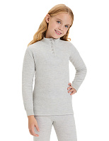 Термобелье фуфайка детская для девочек серии "-60°C" Жемчуг