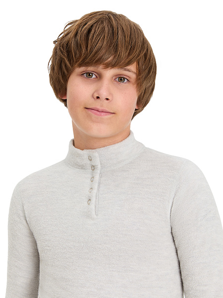 Термобелье фуфайка для мальчиков - подростков серии "-60°C", цвет жемчуг, фото 3