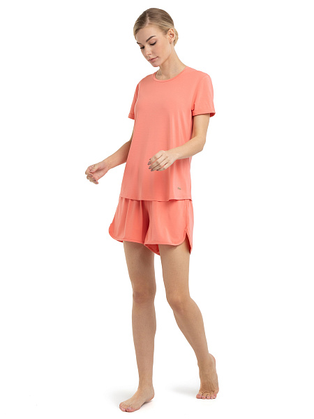 Футболка женская серии Bamboo, цвет коралловый, фото 2