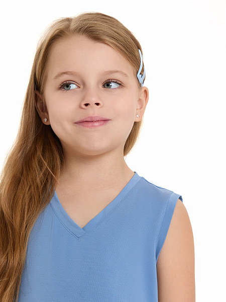 Топ для девочки Bamboo, цвет лаванда, фото 4