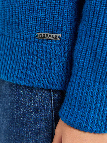 Кардиган шерстяной на молнии для мальчика, цвет арктик, фото 5