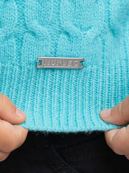 Кофта на молнии Super Fine Merino Wool, фото 6