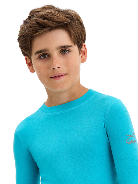 SOFT Комплект термобелья для мальчиков-подростков, цвет бирюзовый, фото 4